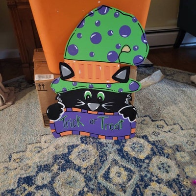 Letter M With Bunny Ears Whimsical Font Door Hanger - Etsy