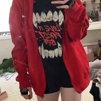 Happy camper oversized tee