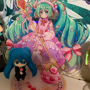 HATSUNE MIKU: 15th Anniversary (strawberry) Standee - Etsy