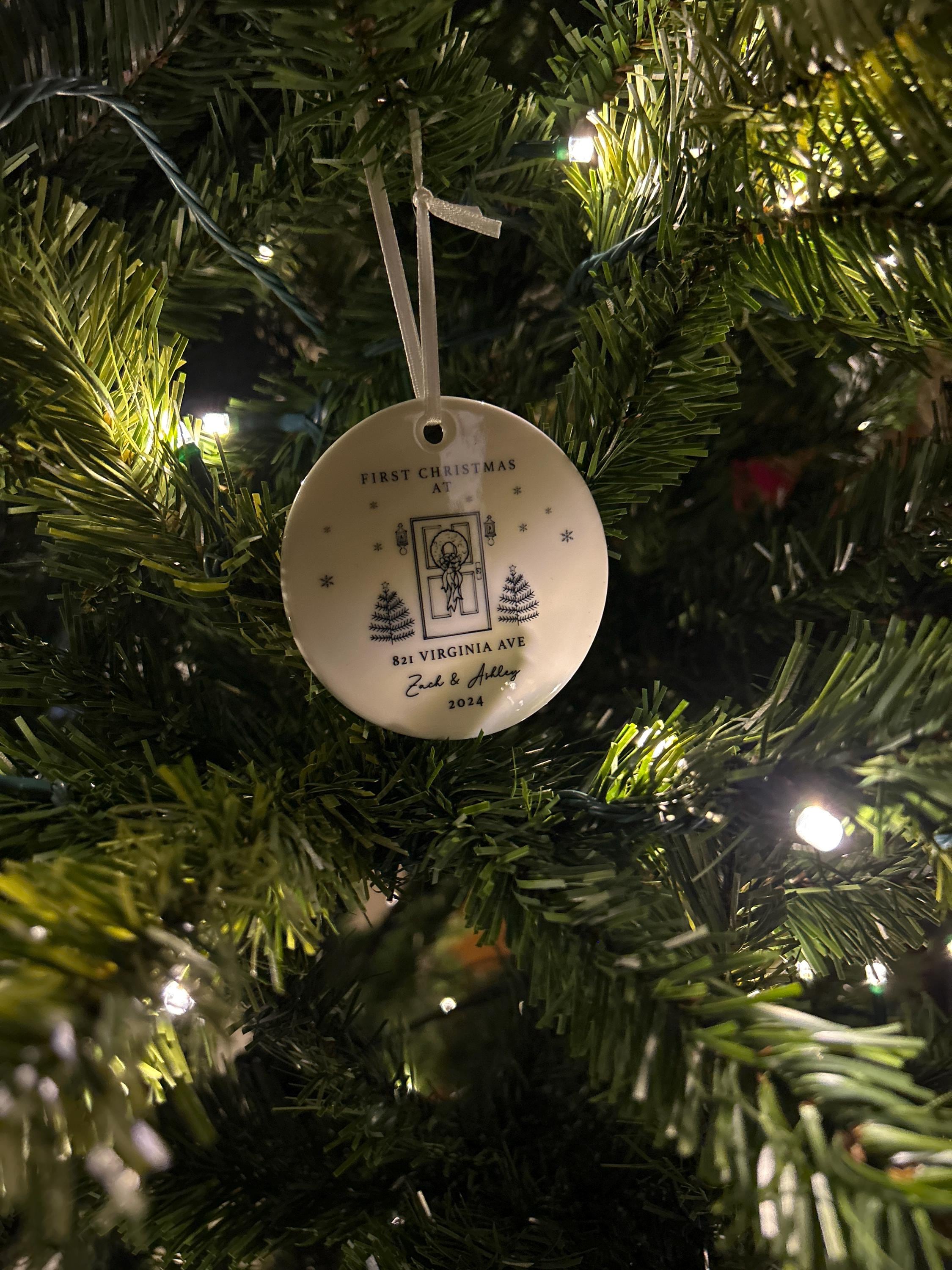 New Home Ornament Personalized - Our New Home Ornament 2025 - New House Christmas Ornament -Housewarming Gift