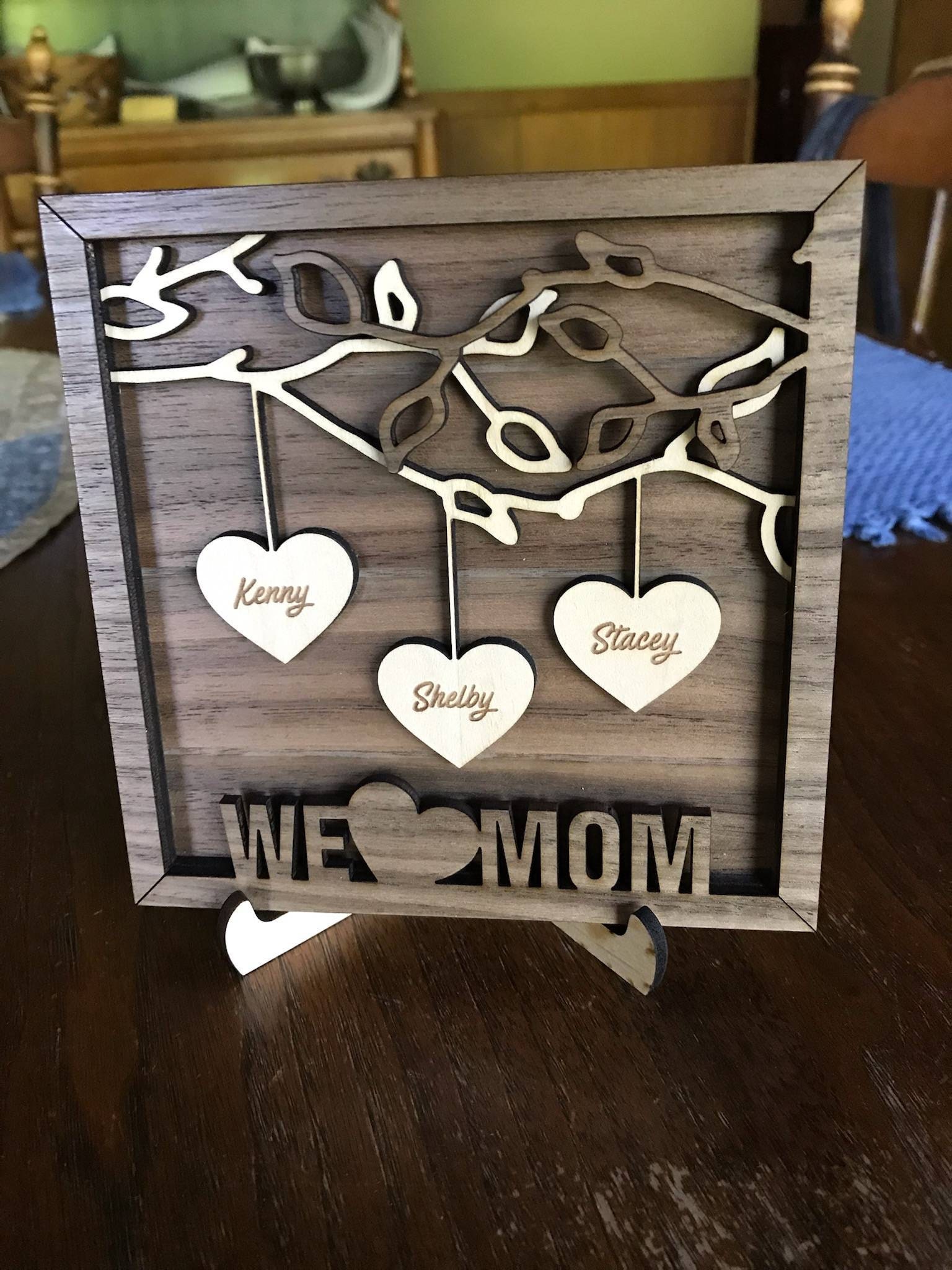 Custom Mother&#39;s Day Gift Personalized Gift from Kids Mother&#39;s Day Present from Children Mothers Day Gift for Grandma Grandchildren Names