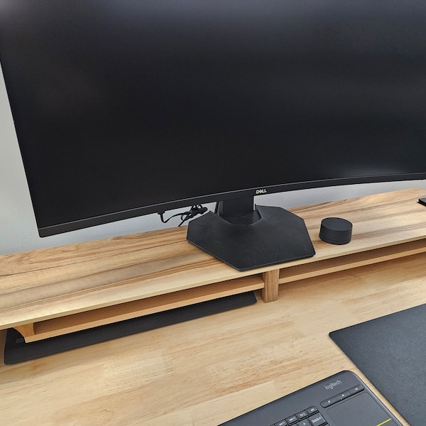 Walnut Monitor Stand 30