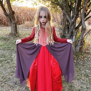 Hexen-Umhang Für Erwachsene – Sarah & Winifred Style, Samt-Robe Mit Kapuze Für Halloween & Cosplay