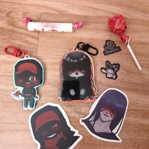 Nauseaxe_404 [monster Mediator] Holo Keychain - Etsy