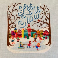 Let It Snow - Cross Stitch Pattern (digital Format - PDF) - Etsy Canada