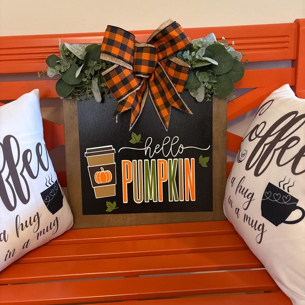 Front Door Decor Funny Door Sign Welcome Just Kidding Please Go Home ...