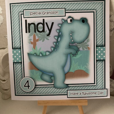 Dinosaur Card Making Printable