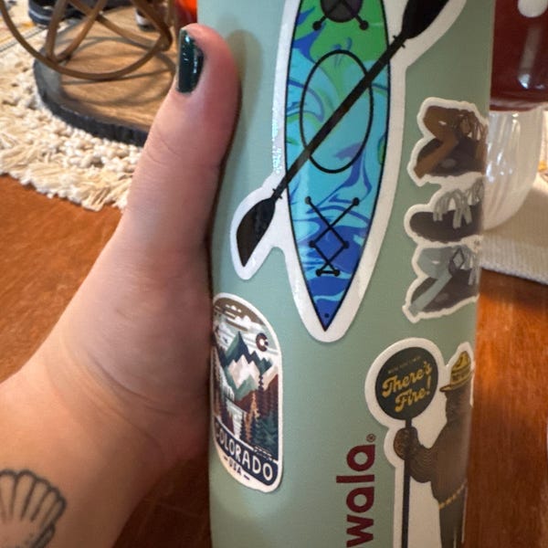 Kayak Sticker | Vinyl Waterproof Decal | Adventure Sticker for Water ...