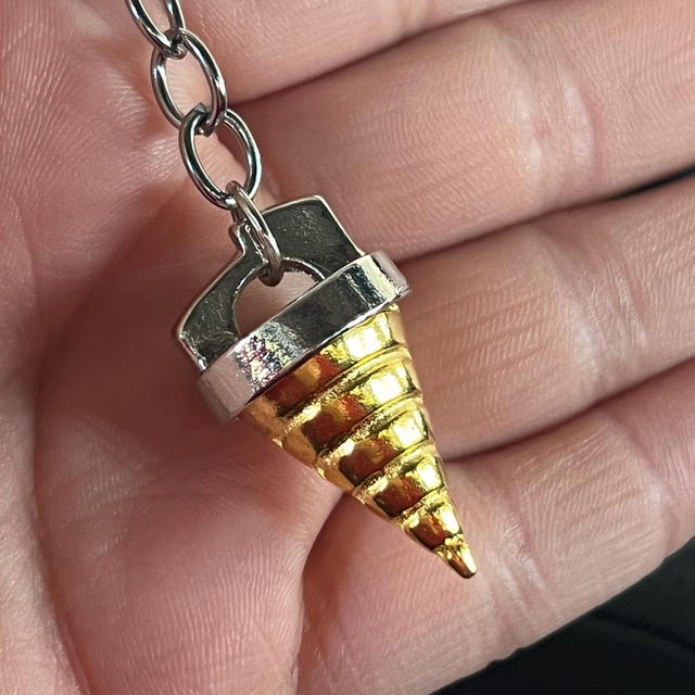 Spiral Drill Necklace or Keychain Gurren Lagann Cosplay Jewelry - Etsy
