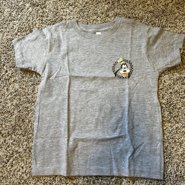 Retro Disney Pocket Size Print Shirts, Mickey Checkered Shirt, Family ...