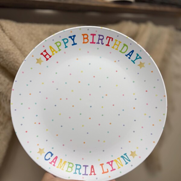 Birthday 1st Boy Small Plate
