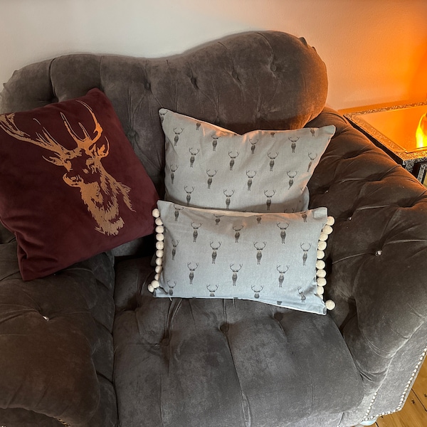 Sophie Allport Highland Stag Pot Grab | Padded Heat Resistant, Machine Washable, 20x20cm With Hanging Loop