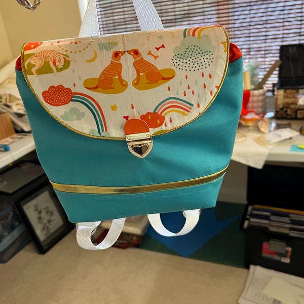 Misha Kids Backpack PDF Sewing Pattern in English With Video Tutorial ...