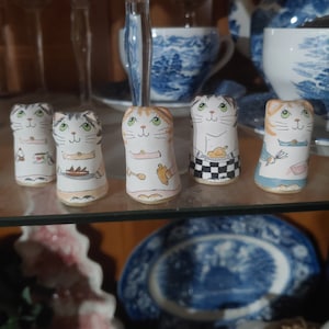 Jeu D'échecs Merryfield Pottery – Thème Chats, édition Limitée, Angleterre