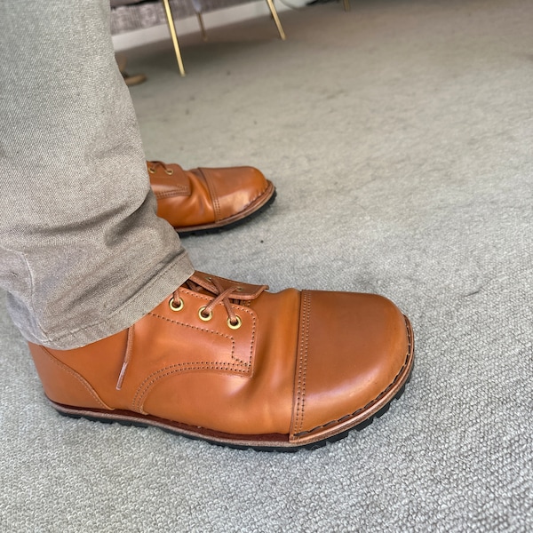 Ninja Indoor Tabi Boots | Traditional Japanese Style Suede Leather Sole | Velcro Fasteners