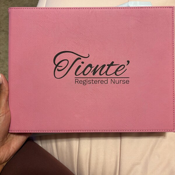 Personalized Diploma Holder, Hardback Textured Leatherette Folder ...