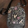 Highland Cow Applique Crossbody Sling Bag