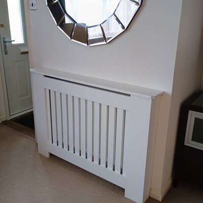 Vertical Custom Radiator Cover White - Etsy UK