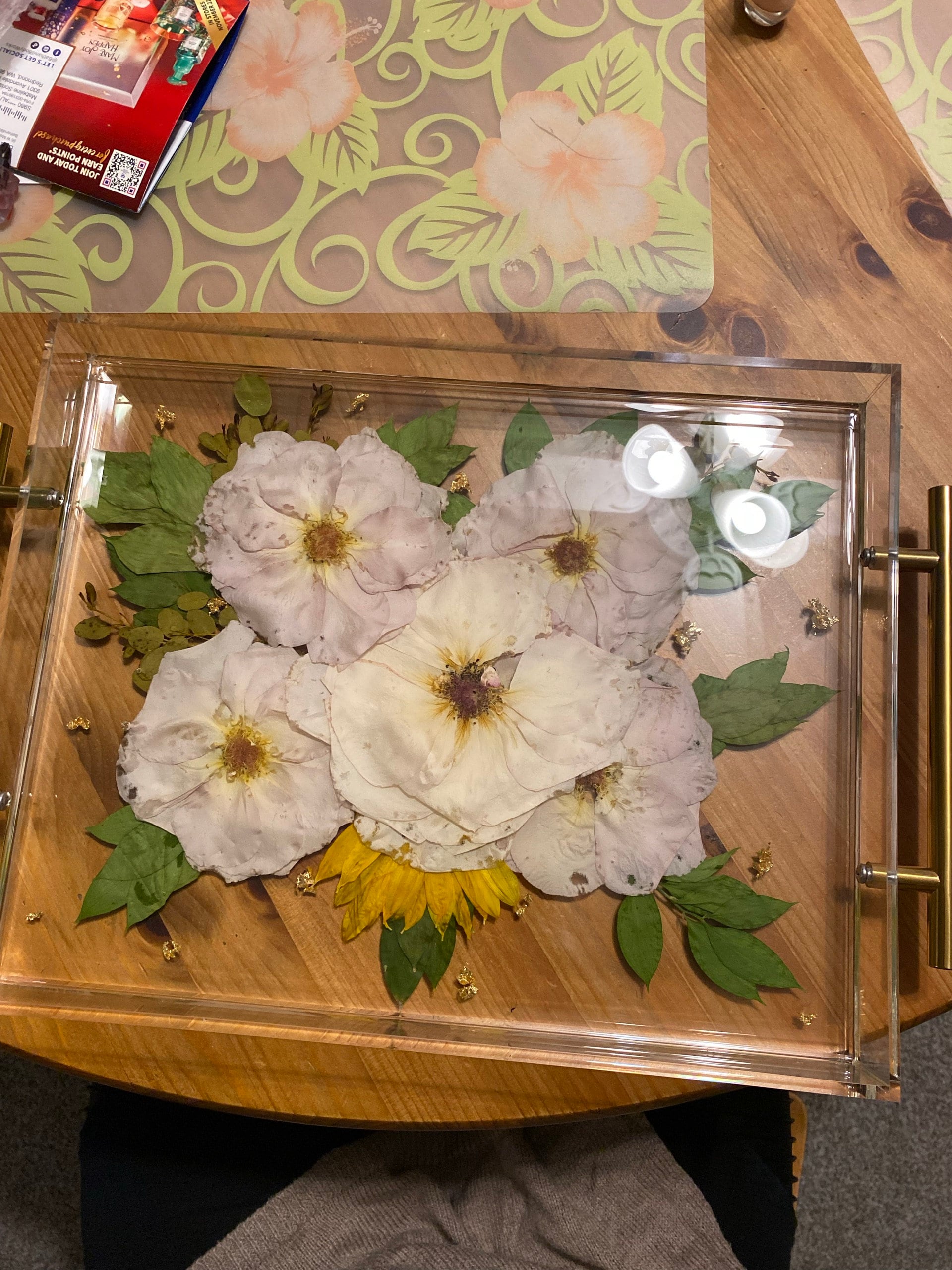 Preserved flowers from Mabel's etsy review