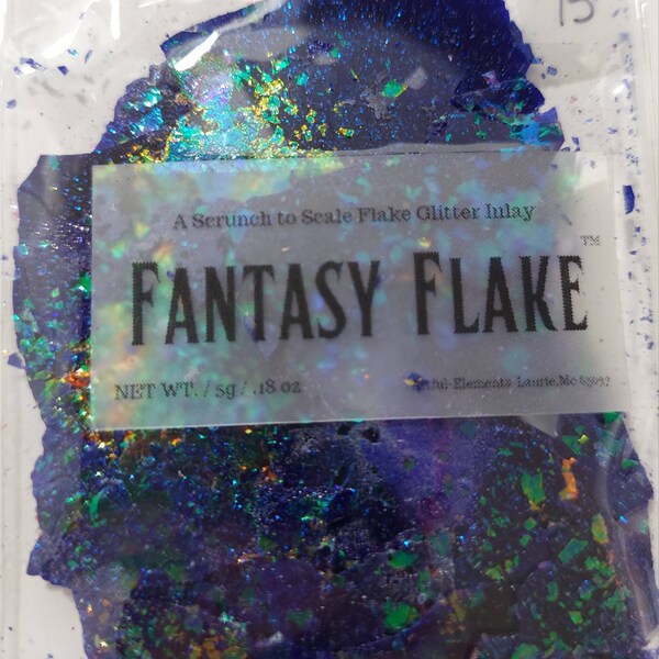 Fantasy Flake, Flake Glitter, Flake Inlay, Iridescent Flake, - Etsy