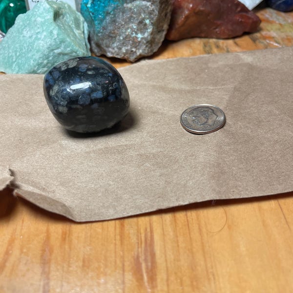 Natural Prophecy Stone (Hematite Pseudomorph) Crystal – Energy Stone, Approximately 30g, 1 Piece
