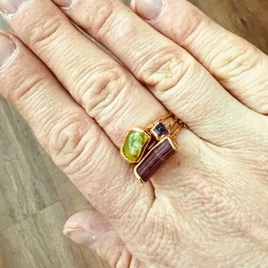 Customer photo from dentsdelion, Raw Crystal Ring Mystery Box! 3 Ring Set