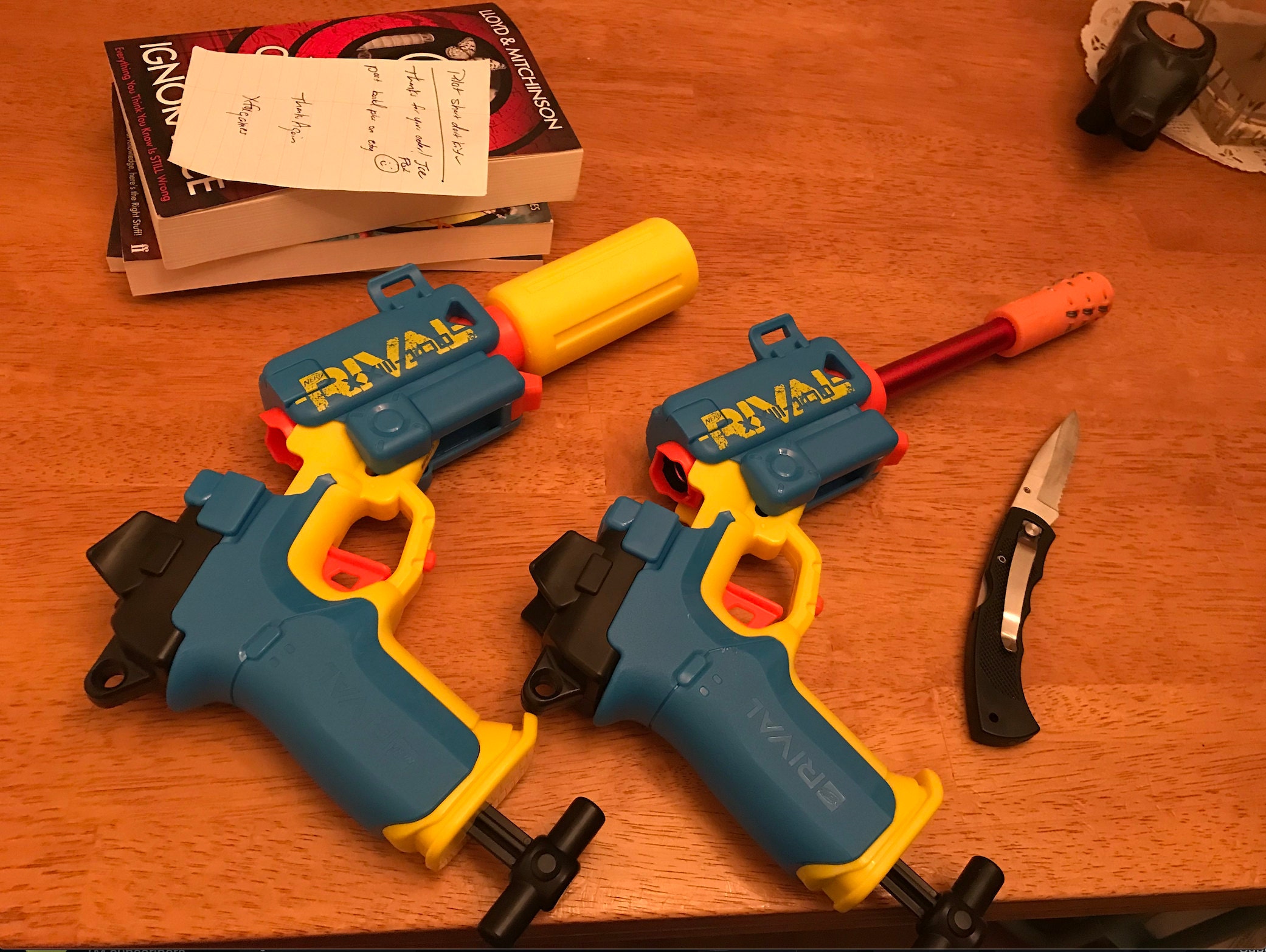 Full Length / Double Short Dart Shell Mod for Nerf Rival Pilot Blaster Toy Gun