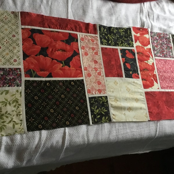 Random Windows Table Runner Pattern Quilted Table Runner Pattern: Random Windows Design (PDF Download) - Etsy