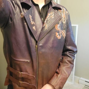 Handmade Resident Evil 4 Luis Serra Leather Jacket - Etsy UK
