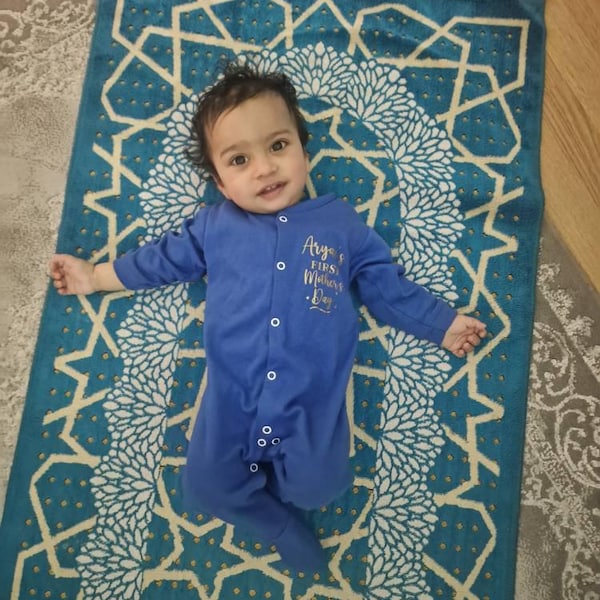 Islamic Baby Gift | Sleeping Dua | Arabic Sleepsuit Babygrow ...