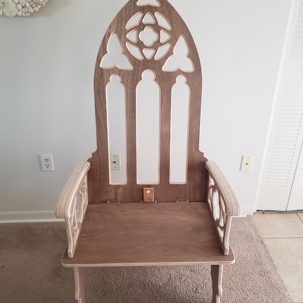Medieval Window Back Chair - Etsy