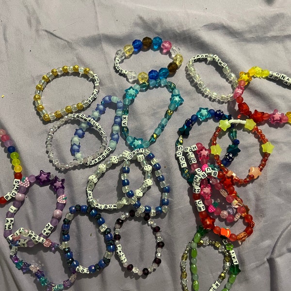 10pk Random Timeless Tour Inspired Friendship Bracelets, Meghan ...