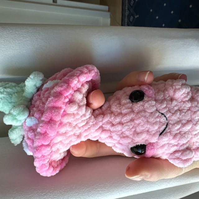 Crochet Strawberry Mushroom Pop Pattern LOW SEW Mini Mushie
