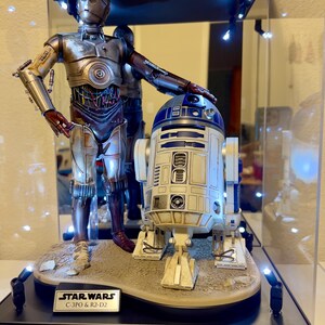 スターウォーズ 1/6スケール C-3PO と R2-D2 用ディスプレイスタンド