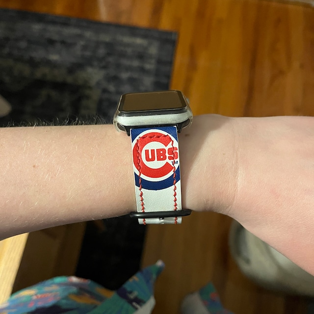 Handcrafted LA Dodgers Baseball Watch Band