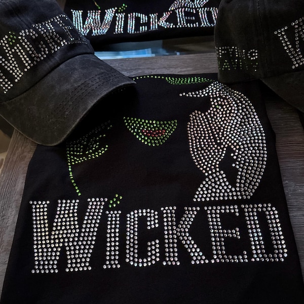 Wicked Broadway Musical Bling Luxury Rhinestone Shirt Custom Made ...
