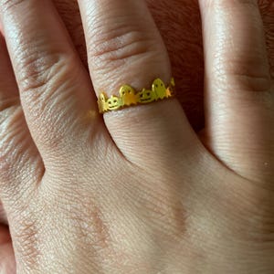 Customer photo, Halloween Ring