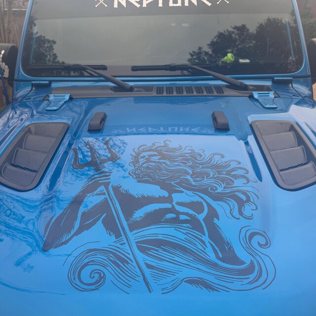Crossed Trident Decal - Etsy