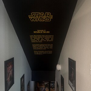 その他 Video frame Buy Star Wars Opening Crawl Stairway Ceiling DIE CUT Vinyl Decal