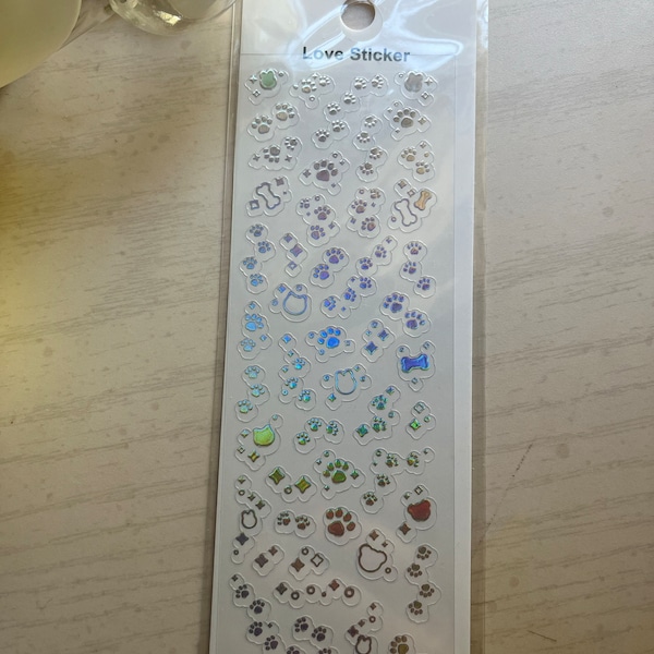 Kpop Polco Deco Stickers "silver Clear" Sticker - 1 PC | Kawaii Cute ...