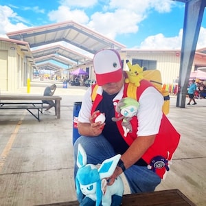 Pokemon Origins Red Cosplay Costume