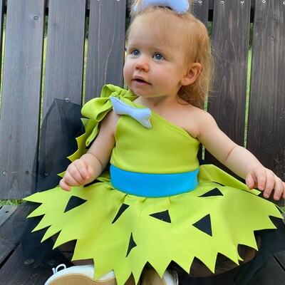 Pebbles Costume/ Flintstone Pebbles Costume/ Pebbles Outfit/ - Etsy