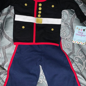 children's marine dress blues Formal Marine Uniform Costume Child Medium main image 1
