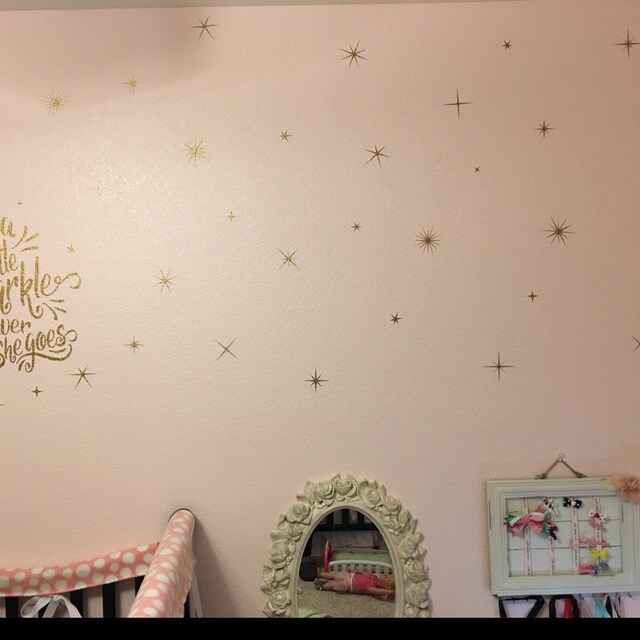 Easma Calcomanías De Pared De Estrellas (191 Estrellas+1 Luna + 1