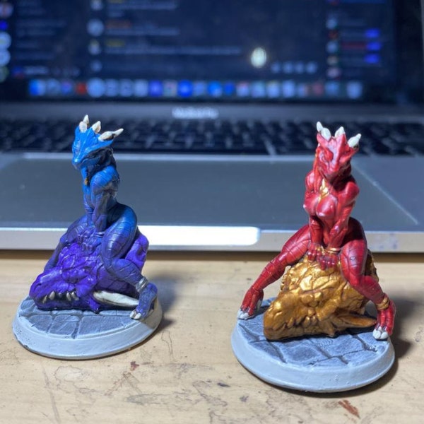 Dragonborn E - Artisan Guild - Fantasy Dungeons And Dragons Miniature - Foto 10