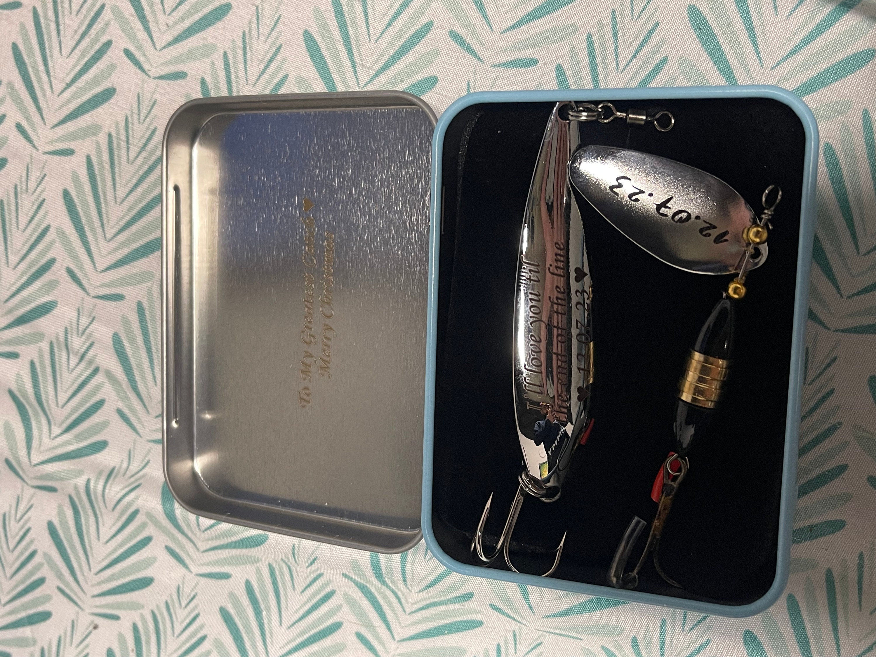 st valentine&#39;s day gift Fishing Custom Lure father&#39;s  gift fisherman Gift for Dad Uncle husband Anniversary Vatertag sgeschenk Reel Bait