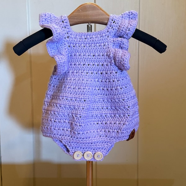 New Best Baby Girl Winter Crochet Romper For 6M To 4 Years In Red Color FDOL6342 main image 0