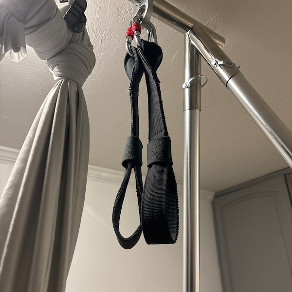 Heavy Duty Men's Aerial Straps in Black, White, Red Cotton, Male ...