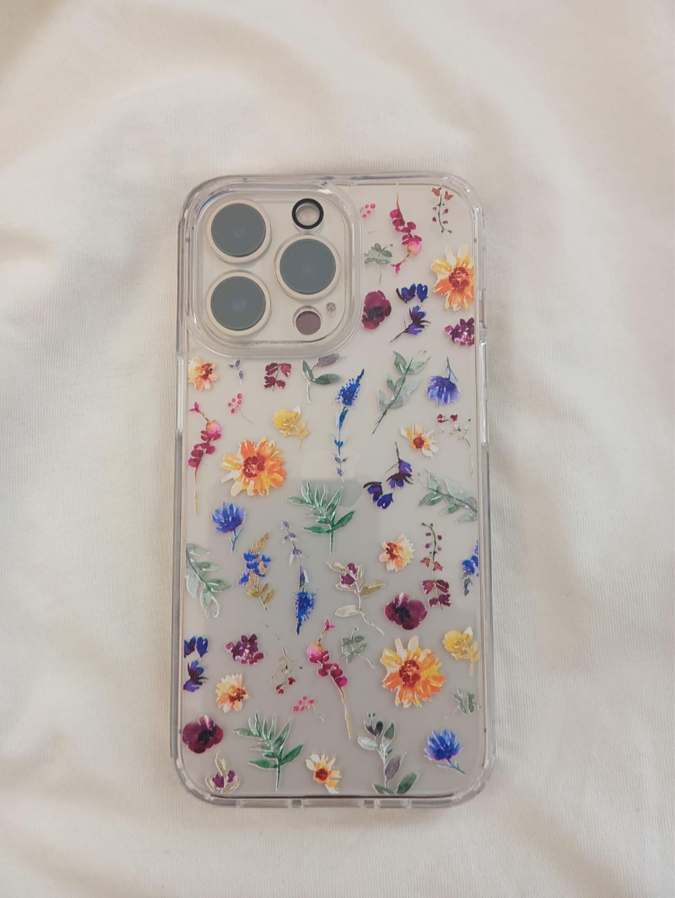 Aesthetic Sunflowers & Wild Flower Phone Case For iPhone 16 15 14 13 Pro Max 12 Mini XR 7 8 SE Galaxy S25 Watercolor Floral MagSafe