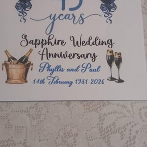 Biglietto di auguri (LD-JA336) - 65° anniversario di matrimonio